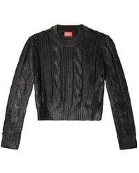 DIESEL - "Miccha" Round Neck Sweater - Lyst