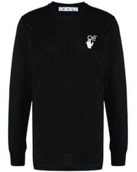 Off-White c/o Virgil Abloh - Logo Arrow Print Long-Sleeve T-Shirt - Lyst