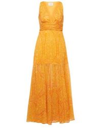Giambattista Valli - Printed Cotton Maxi Dress - Lyst