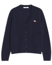 Maison Kitsuné - Baby Fox Patch Cardigan - Lyst