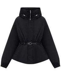 Moorer - Glarea Belted High-Neck Jacket - Lyst