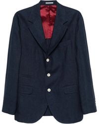 Brunello Cucinelli - Long-Sleeved Suit Jacket - Lyst