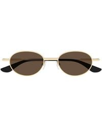 McQueen - Eyewear Oval Frame Sunglasses - Lyst