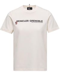 Moncler - Grenoble Logo-Printed Crewneck T-Shirt - Lyst