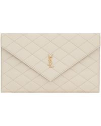 Saint Laurent - Paris Flap Clutch - Lyst