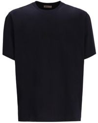 Herno - Logo Embroidered Crewneck T-Shirt - Lyst