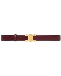 Celine - Triomphe Buckle 25 Mm Reversible Belt - Lyst