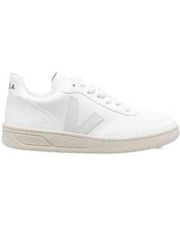 Veja - V-10 Lace-Up Sneakers - Lyst