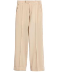 Valentino - Turn-Up Hem Tailored Trousers - Lyst
