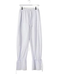 Lemaire - Drawstring-Fastening Parachute Trousers - Lyst