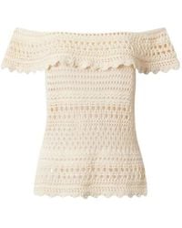 Isabel Marant - Isabel Marant Étoile Zaelle Knitted Off-Shoulder Top - Lyst