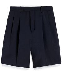 Jil Sander - Double-Layer Pleated Shorts - Lyst