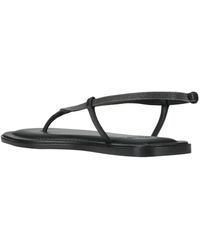 Brunello Cucinelli - Leather Thong Sandals - Lyst
