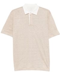 Eleventy - Contrast-Panel Polo Shirt - Lyst