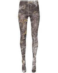 DIESEL - Camouflage-Print Footed Leggings - Lyst