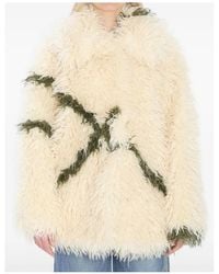 Jakke - Cocoon Faux Fur Coat - Lyst