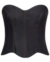 AYA MUSE - Hyn Strapless Cotton Top - Lyst
