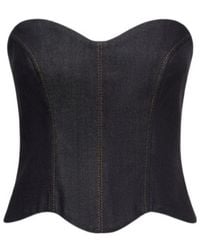 AYA MUSE - Hyn Strapless Cotton Top - Lyst