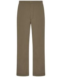 The Row - Time Cotton Trousers - Lyst