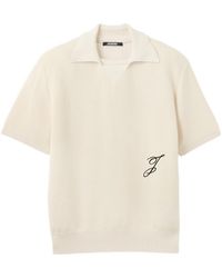 Jacquemus - Short-Sleeved Knit Polo Shirt - Lyst