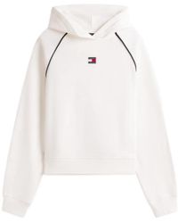 Tommy Hilfiger - Tommy Badge Piping Relaxed Hoody - Lyst