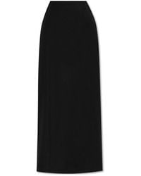 Balenciaga - Back Slit Maxi Skirt - Lyst