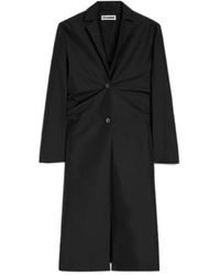 Jil Sander - Technical Faille Coat - Lyst
