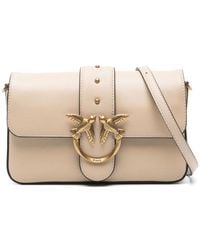 Pinko - Mini Love Birds-Detail Shoulder Bag - Lyst