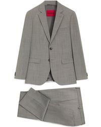BOSS - Long-Sleeved Wool Blend Suit - Lyst