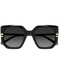 Chloé - Chloé Eyewear Oversized Square Frame Sunglasses - Lyst
