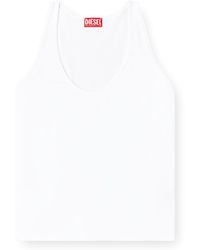 DIESEL - T-Ipsya-Lkds Ribbed Tank Top - Lyst