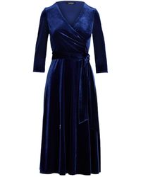 Ralph Lauren - Wrap Mid-Length Dress - Lyst