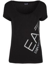 EA7 - Logo T-Shirt - Lyst