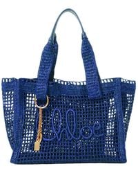 Chloé - Openwork Mesh Tote Bag - Lyst