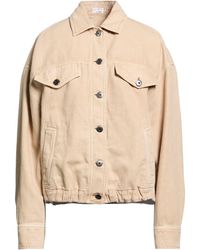 Brunello Cucinelli - Stylish Solid Color Denim Jacket - Lyst