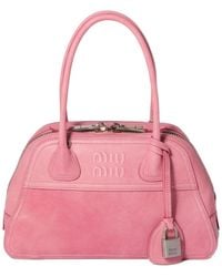 Miu Miu - Vivant Nappa Leather Bag - Lyst