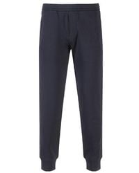 EA7 - Logo-Tape Track Pants - Lyst