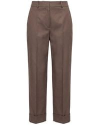 Peserico - Straight-Cut Trousers - Lyst
