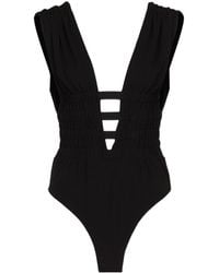 Alaïa - Alaïa Strappy Sleeveless Bodysuit - Lyst