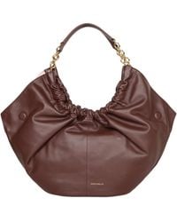 Coccinelle - Medium Smash Ruched Chain-Link Tote Bag - Lyst