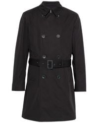 Herno - Double-Breasted Belted Coat - Lyst