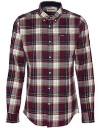 Barbour - Logo-Detail Plaid Shirt - Lyst