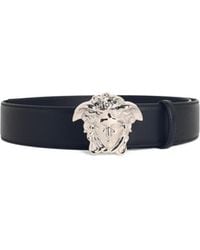 Versace - Medusa Head Buckle-Fastened Belt - Lyst