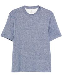 Brunello Cucinelli - Short-Sleeve Cotton T-Shirt - Lyst