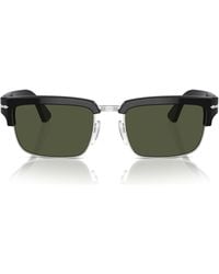 Persol - Square Semi-Rimless Sunglasses - Lyst