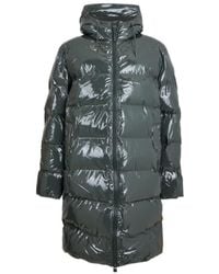 Rains - Long-Sleeved Cotton-Padded Jacket - Lyst