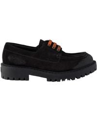 Prada - Round-Toe Lace-Up Shoes - Lyst