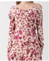 Isabel Marant - Danka Off-Shoulder Draped Blouse - Lyst