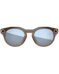 Oakley - Meta Hstn Round Frame Sunglasses - Lyst