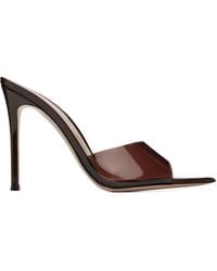 Gianvito Rossi - Logo Pointed High-Heeled Sandals - Lyst